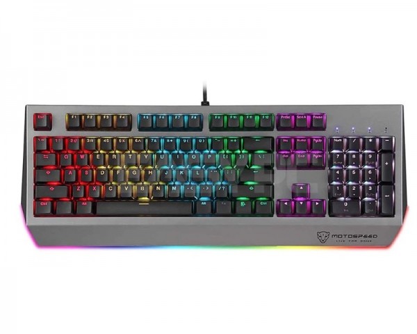 MOTOSPEED K99 RGB siva mehanička tastatura plavi prekidač