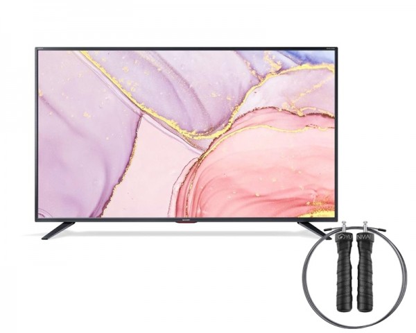 SHARP 49'' 49BJ5 Smart Ultra HD 4K LED TV + Yunmai vijača PRO crna YMHR-P701