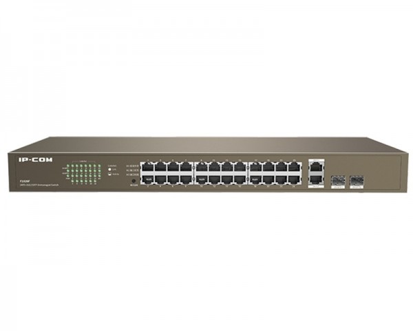 IP-COM F1026F 24FE+2GE2SFP Ethernet Umanaged Switch