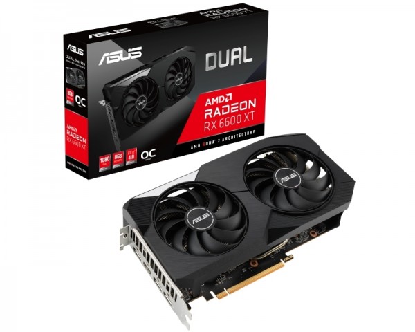 ASUS AMD Radeon RX 6600 XT 8GB DUAL-RX6600XT-O8G