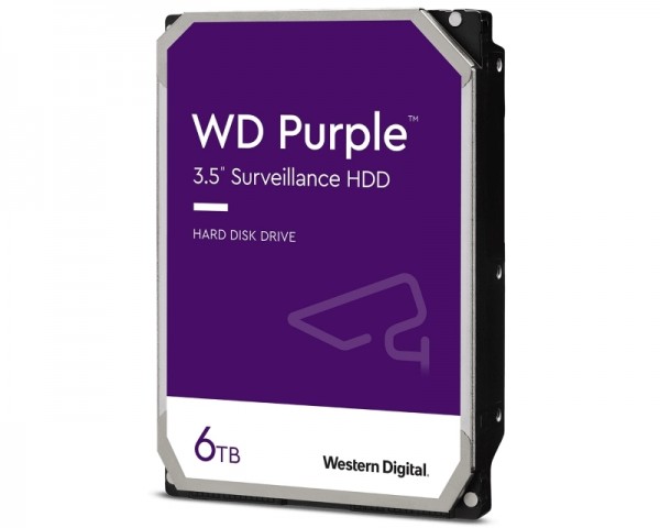 WD 6TB 3.5'' SATA III 128MB IntelliPower WD62PURZ Purple