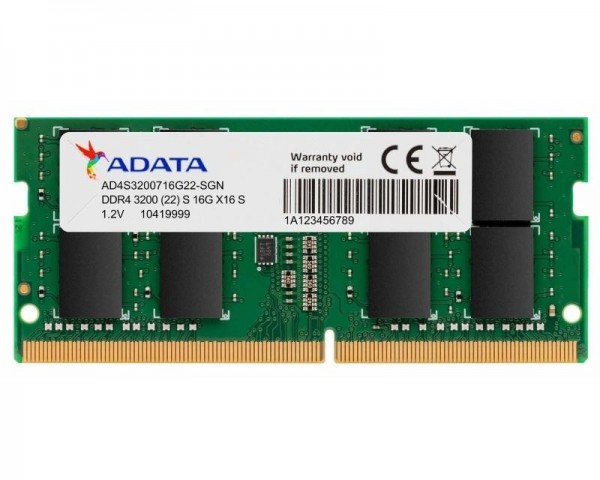 A-DATA SODIMM DDR4 16GB 3200Mhz AD4S320016G22-SGN