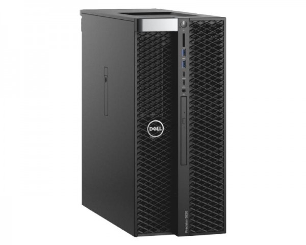 DELL Precision T5820 Xeon W-2223 4C 1x8GB 1TB DVDRW Quadro P1000 Win10Pro 3yr ProSupport