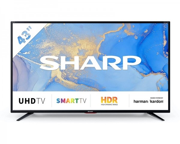 SHARP 43'' 43BJ6EF2NB Smart UHD TV