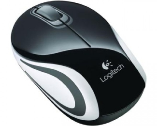 LOGITECH M187 Wireless Mini Mouse crni miš