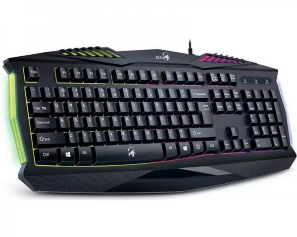 GENIUS K220 Scorpion Gaming USB US crna tastatura