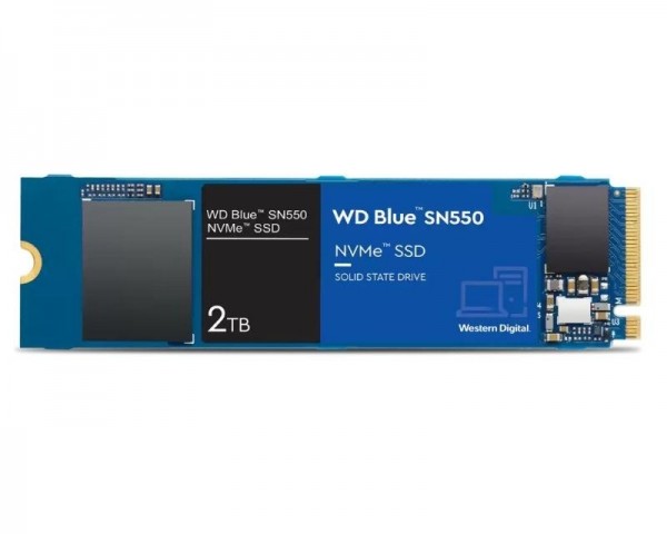 WD 2TB M.2 NVMe Gen3 WDS200T2B0C Blue