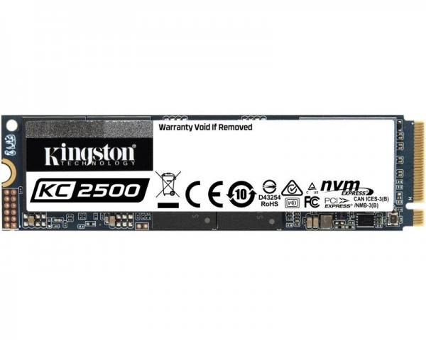 KINGSTON 2TB M.2 NVMe SKC2500M82000G SSDNow KC2500 series