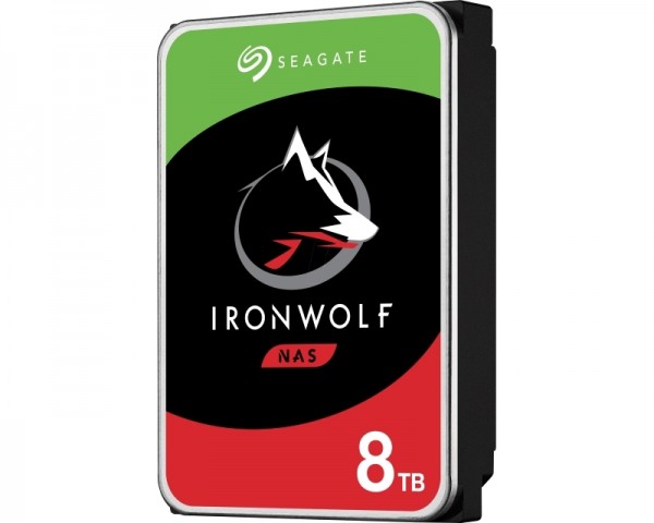 SEAGATE 8TB 3.5'' SATA III 256MB 7.200rpm ST8000VN004 IronWolf NAS