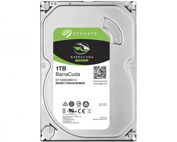 SEAGATE 1TB 3.5'' SATA III 64MB 7.200 ST1000DM010 Barracuda