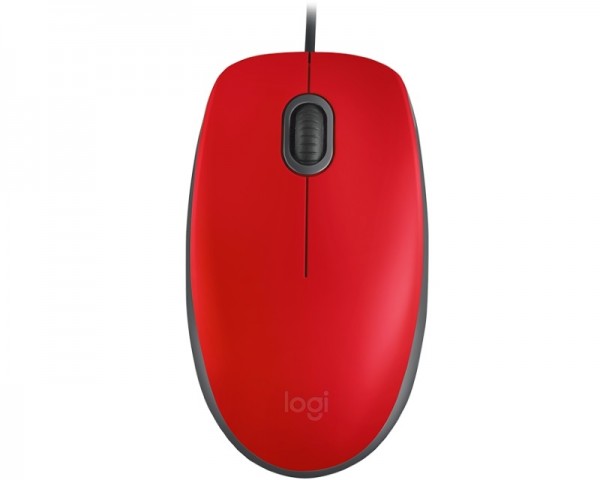 LOGITECH M110 Silent Optical crveni miš