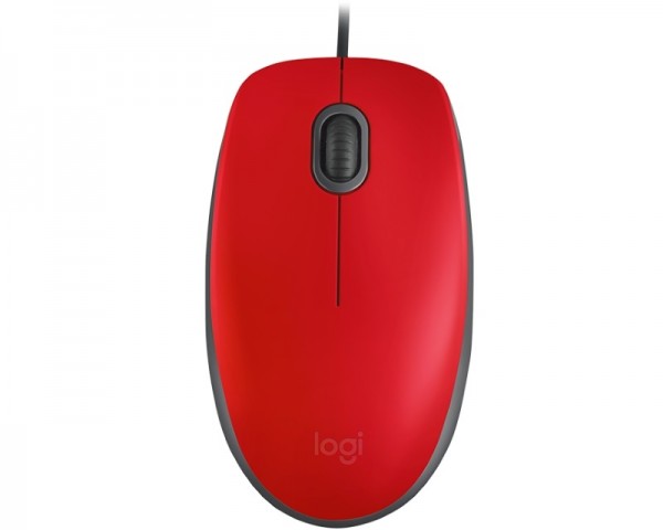 LOGITECH M110 Silent Optical crveni miš