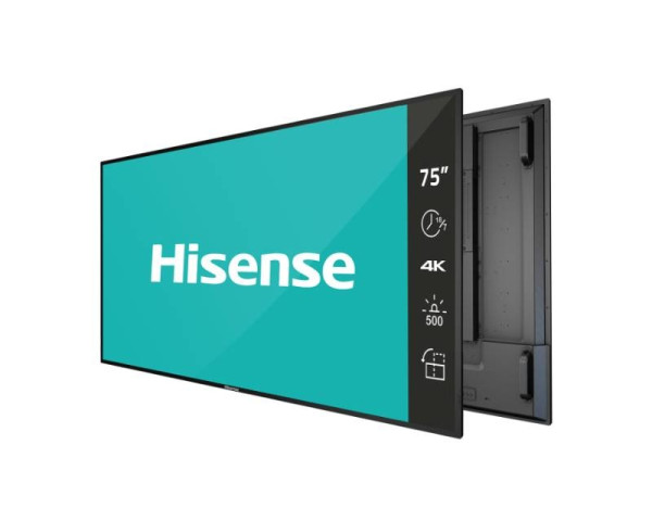 HISENSE 75 inča 75B4E30T 4K UHD 500 nita Digital Signage Display - 187 Operation